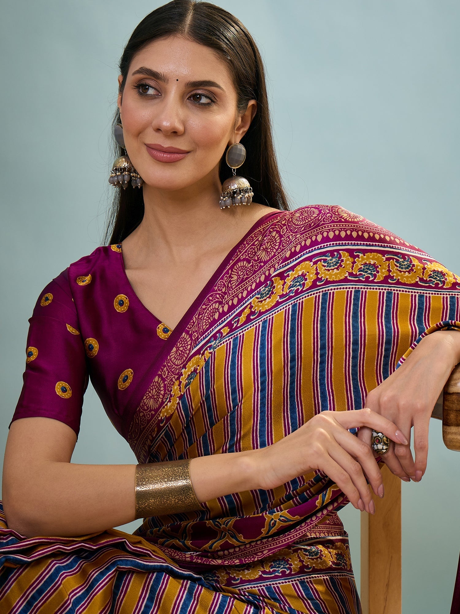 Yuvika Soft Drape Semi Modal Saree for Party Wear ClothsVilla