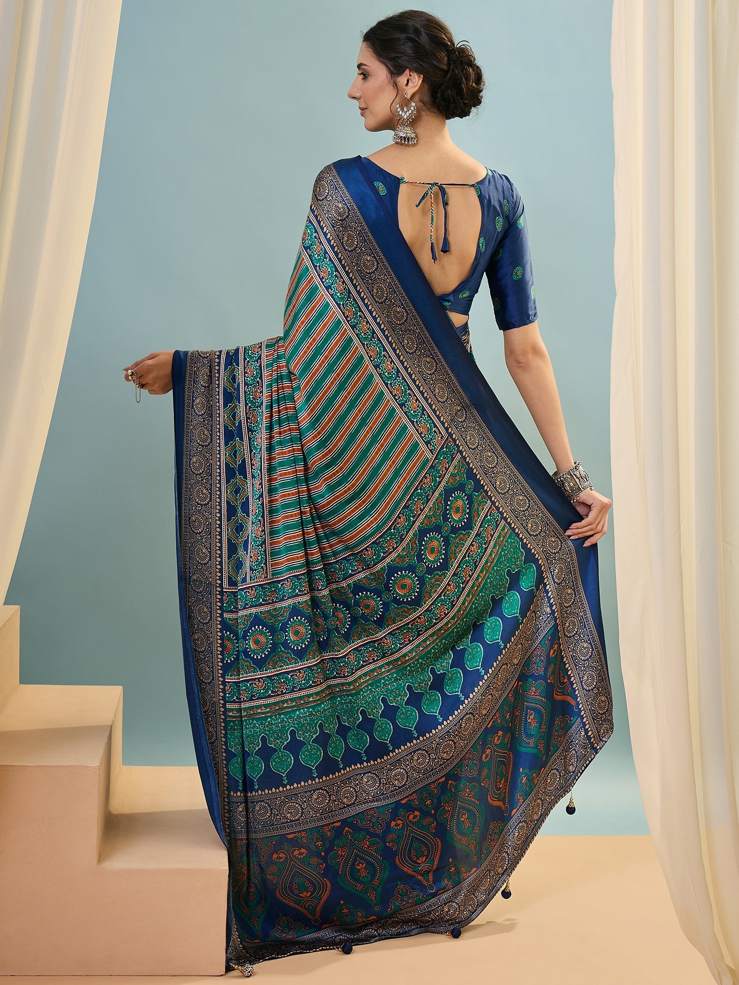 Yuvika Soft Drape Semi Modal Saree for Party Wear ClothsVilla