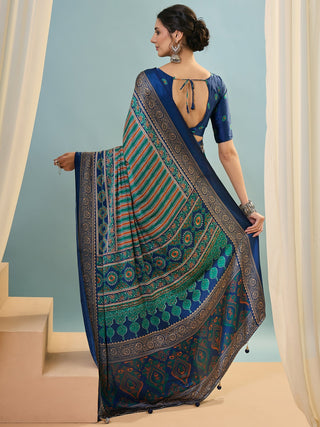 Yuvika Soft Drape Semi Modal Saree for Party Wear ClothsVilla