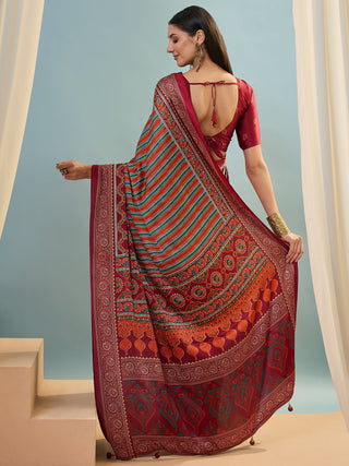 Yuvika Soft Drape Semi Modal Saree for Party Wear ClothsVilla