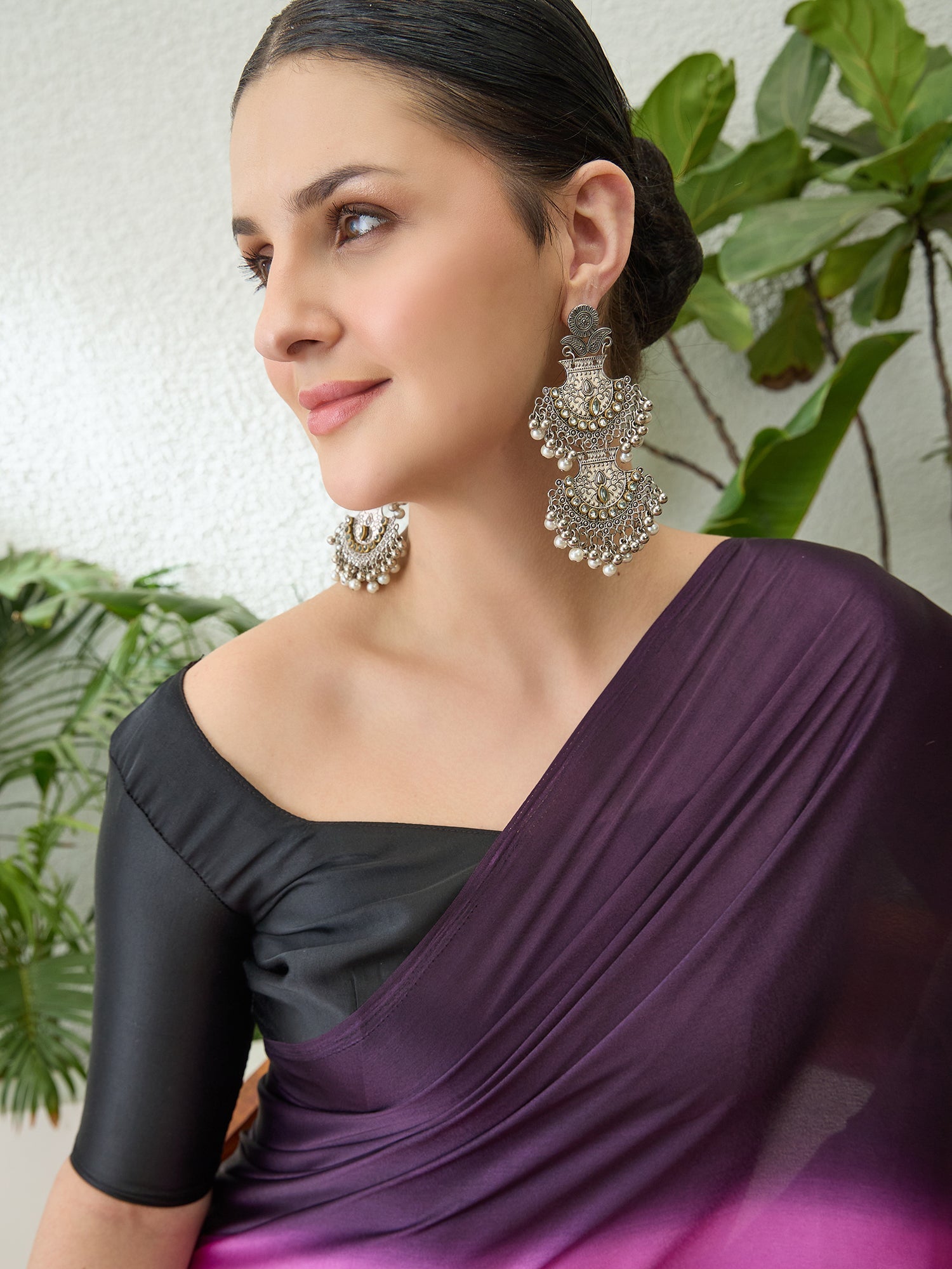 Zehvika Contemporary Semi Modal Saree for Special Occasions ClothsVilla
