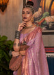 Load image into Gallery viewer, Fuchsia Pink Zari Woven Tissue Silk Saree Clothsvilla