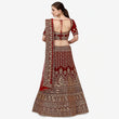 Load image into Gallery viewer, Maroon Color Heavy Bridal Lehenga with Dual Sandwich And Stone Work ClothsVilla