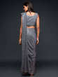 Load image into Gallery viewer, Amazing Slate Grey Sequined Georgette Party Wear Saree ClothsVilla