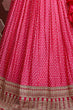 Load image into Gallery viewer, Impressive Pink Digital Print Chinnon Silk Engagement Wear Lehenga Choli ClothsVilla