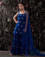 Lepis Blue color Sharara set with Embroidery work ClothsVilla