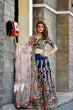Load image into Gallery viewer, Delightful Navy Blue Silk Resham Embroidery Lehenga Choli ClothsVilla