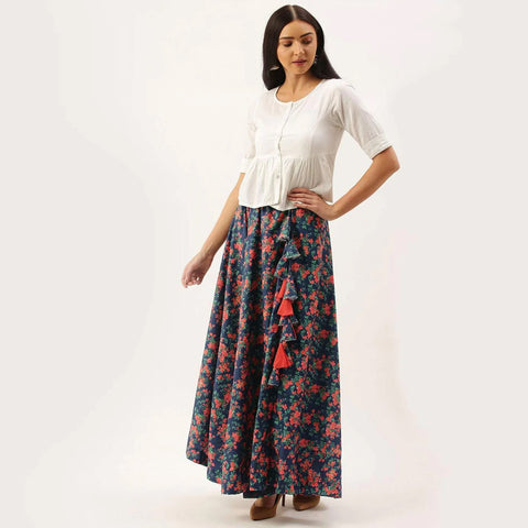 Micro Designed Digital Printed Skirt ClothsVilla Main image