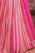Load image into Gallery viewer, Wonderful Pink Digital Print Chinnon Silk Engagement Wear Lehenga Choli ClothsVilla