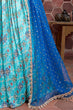 Load image into Gallery viewer, Amazing Sky Blue Digital Print Chinnon Silk Engagement Wear Lehenga Choli ClothsVilla