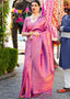 Wine Purple Handloom Weave Kanjivaram Silk Saree : Top Pick Clothsvilla