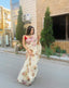 Kashmiri Organza Floral Print Handwork Saree with Maroon Silk Blouse ClothsVilla