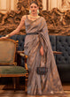 Load image into Gallery viewer, Chamoisee Brown Woven Tussar Silk Saree with Sequins Work Clothsvilla