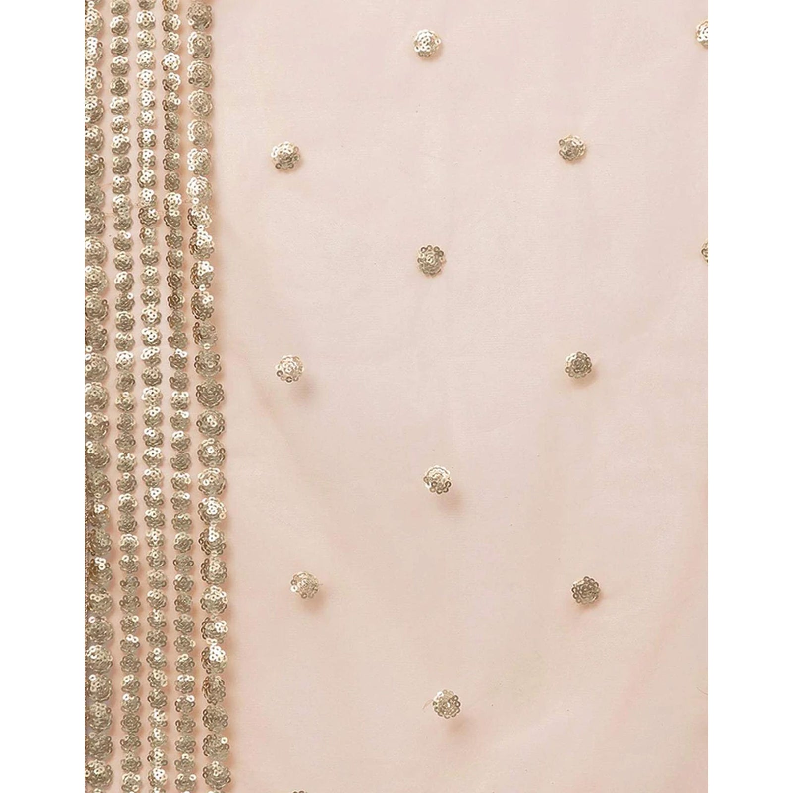 Beige color Net Lehenga with Heavy Embroidery, Zari and Thread work ClothsVilla