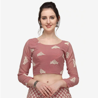 Pink Color Lehenga Choli with Lucknow Work ClothsVilla