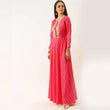 Load image into Gallery viewer, Pink Color Maslin Gown ClothsVilla