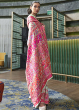 Load image into Gallery viewer, Moss Green Banarasi Jamawar Woven Silk Saree : Top Pick Clothsvilla