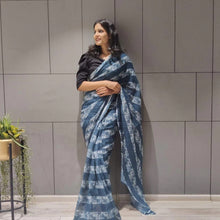 Load image into Gallery viewer, Printed Ready to Wear Georgette Saree ClothsVilla