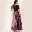Load image into Gallery viewer, Purple Color Lehenga Choli with Banarasi Silk Dupatta ClothsVilla