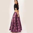 Load image into Gallery viewer, Purple Color Lehenga Choli with Banarasi Silk Dupatta ClothsVilla