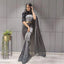 Ready to Wear Chiffon Saree with Metal Belt ClothsVilla