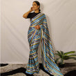 Load image into Gallery viewer, Ready to wear Japan Satin Silk Saree ClothsVilla