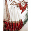 Red And White Embroidered Taffeta Silk Bridal Wear Lehenga Choli ClothsVilla