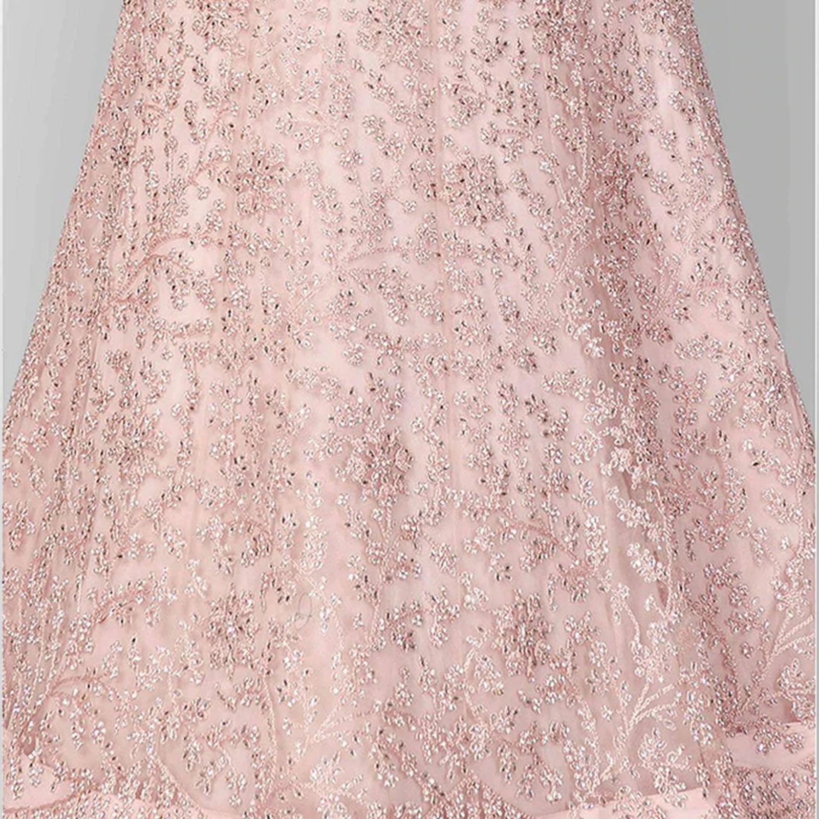 Vanilla Soft Net Thread Lehenga Choli with Sequence and Zari Work ClothsVilla