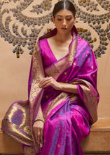 Load image into Gallery viewer, Lollipop Purple Woven Kanjivaram Silk Saree : Top Pick Clothsvilla