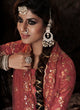 Load image into Gallery viewer, Dark Orange Color Elbow Sleeves Fully Sequins Work Sharara Suit Clothsvilla
