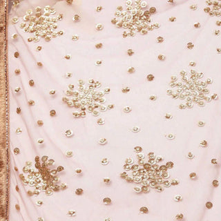Ruddy Pink Thread, Sequence And Zari Work Lehenga choli ClothsVilla