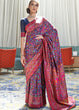 Load image into Gallery viewer, Royal Blue Banarasi Jamawar Woven Silk Saree : Top Pick Clothsvilla