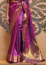 Load image into Gallery viewer, Lollipop Purple Woven Kanjivaram Silk Saree : Top Pick Clothsvilla