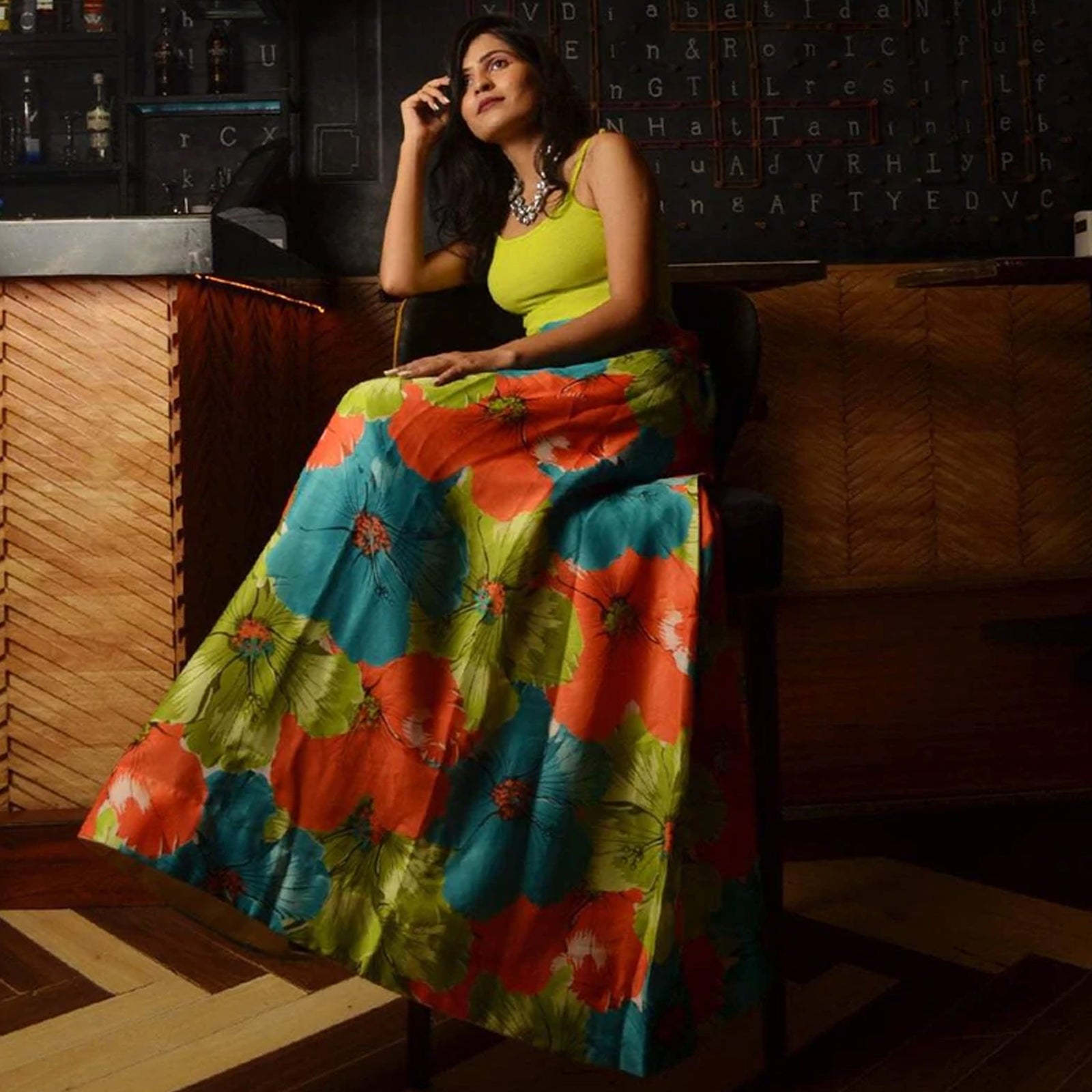 Stunning Digital Printed Multi Color Classic Semi-Stitched Lehenga Choli ClothsVilla