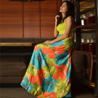 Stunning Digital Printed Multi Color Classic Semi-Stitched Lehenga Choli ClothsVilla