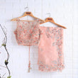 Load image into Gallery viewer, Tremendous Organza Saree with Heavy Embroidery work and Unstitched Blouse ClothsVilla
