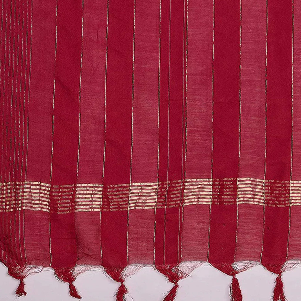 Valentine Red Gota Pati and Zari Stich Without Can Can Work Lehenga choli ClothsVilla