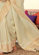 Load image into Gallery viewer, Greenish Brown Zari Woven Tissue Silk Saree Clothsvilla