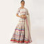 White Colored Lehenga Choli with Colorful Pattern Print Work ClothsVilla