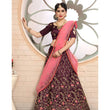 Load image into Gallery viewer, Pure Satin Lehenga choli and heavy Embroidery Zari Work ClothsVilla