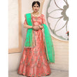 Load image into Gallery viewer, Pure Satin Lehenga choli and heavy Embroidery Zari Work ClothsVilla