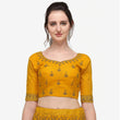 Load image into Gallery viewer, Yellow Color Lehenga Choli with Heavy Embroidery Work ClothsVilla