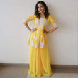 Load image into Gallery viewer, Yellow Lehenga Choli In Georgette with Heavy Embroidery Work ClothsVilla
