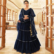 Load image into Gallery viewer, Black Pearl Gota Patti Pattern work Lehenga choli ClothsVilla