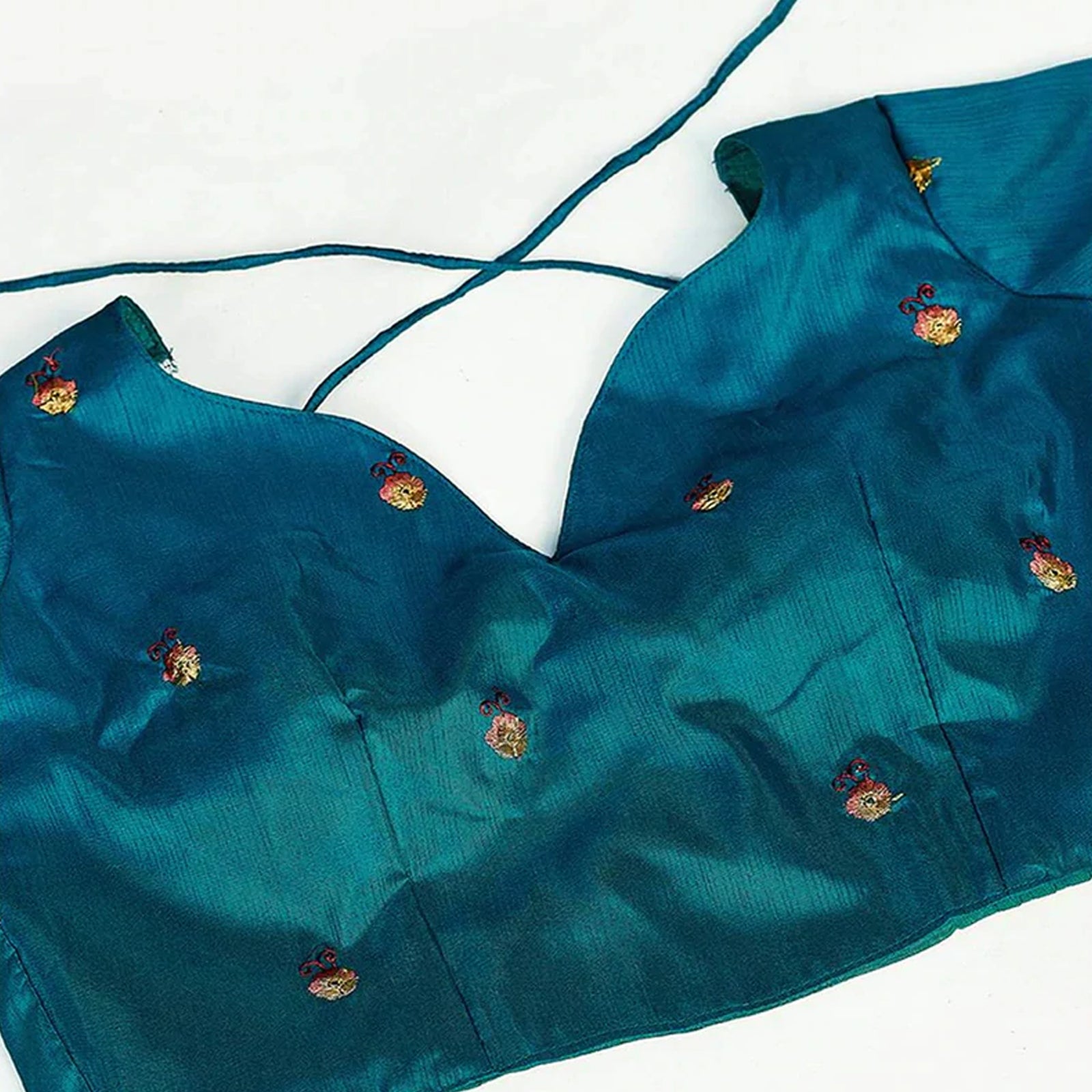 Blue Whale Gota Patti and Zari Stich Without can can work Lehenga choli ClothsVilla