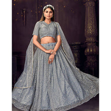 Load image into Gallery viewer, Heavy Soft Net Fabric Lehenga Choli With thread, Sequence and embroidery work ClothsVilla