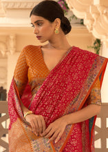 Load image into Gallery viewer, Cerise Pink Woven Soft Banarasi Silk Saree with Contrast Pallu &amp; Blouse Clothsvilla