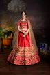 Load image into Gallery viewer, Designer Zari, Stone, Sequence Work Bridal Lehenga Choli With Dupatta Clothsvilla