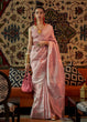 Load image into Gallery viewer, Shades Of Pink Copper Zari Handloom Weaving Silk Saree Clothsvilla