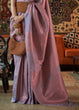 Load image into Gallery viewer, Flint Grey Copper Zari Handloom Weaving Silk Saree Clothsvilla
